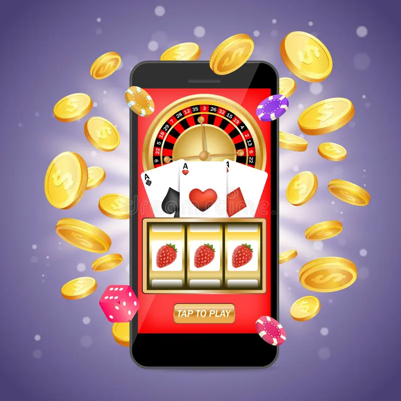 Bangladeshi player celebrating a slot win with reels and coins bursting